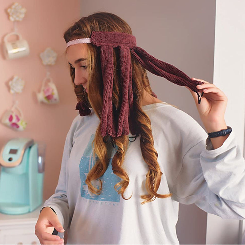 Octopus Heatless Curling Headband